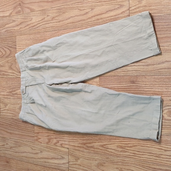 Lands' End Other - Lands' End Traditional Fit pleated cuffed khakis, men's 38x29